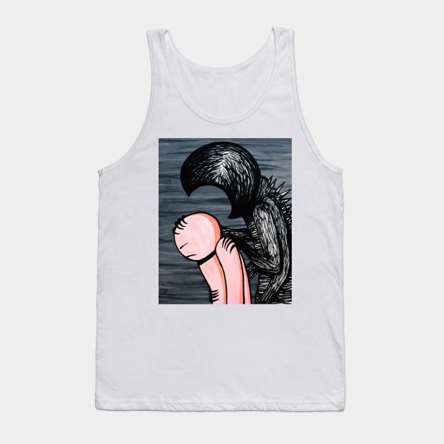 Monkey On My Back Tank Top by GhostGamer